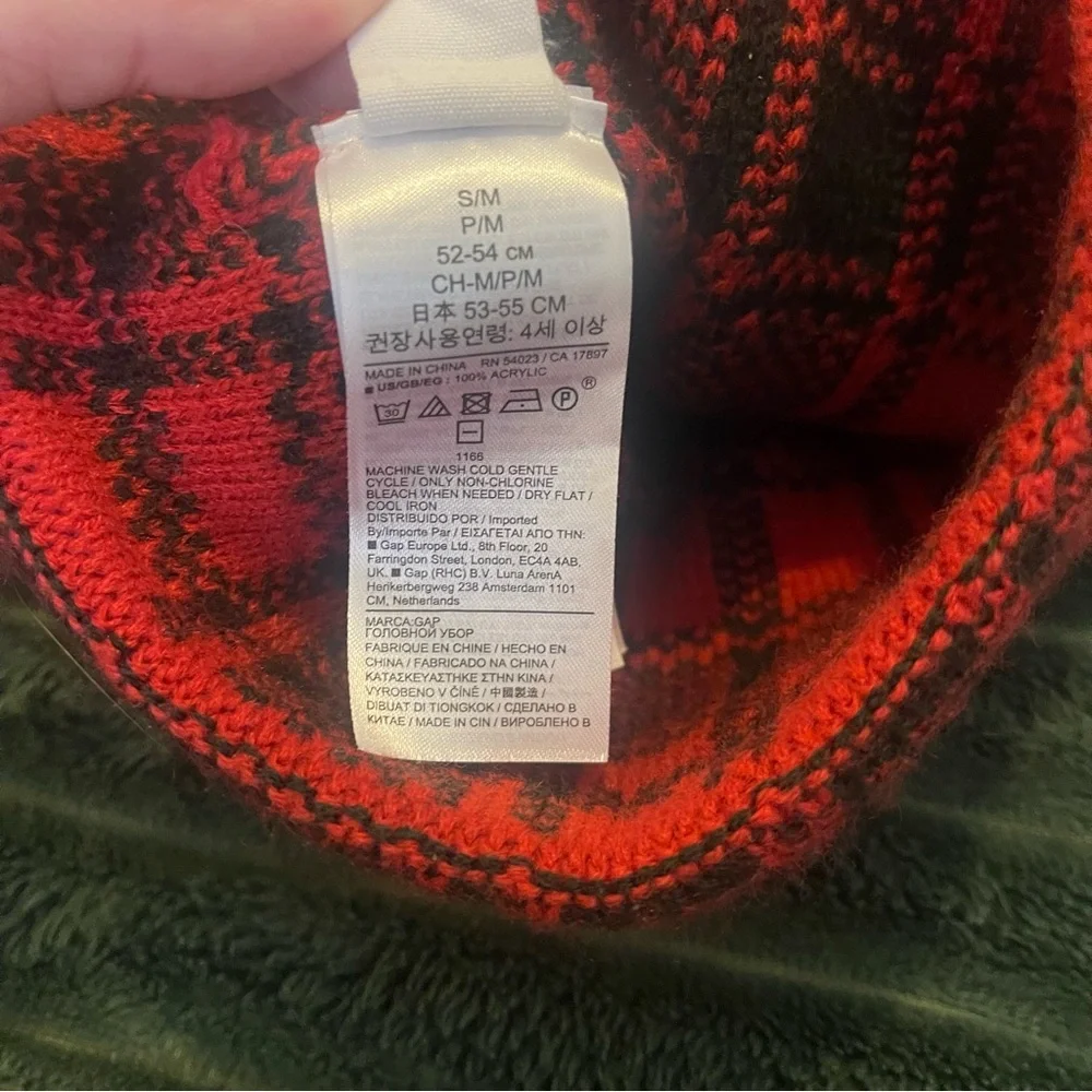 GAP cozy checkered